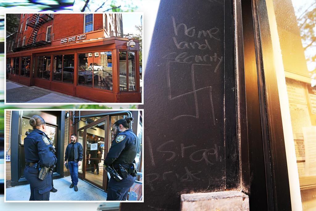 Iconic Jewish deli in NYC vandalized with swastikas following pro-Israel social media posts